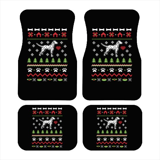 Dalmatian Ugly Car Mats