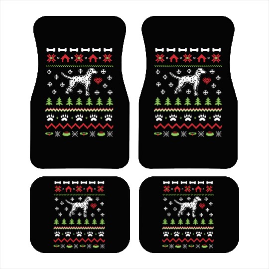Dalmatian Ugly Car Mats
