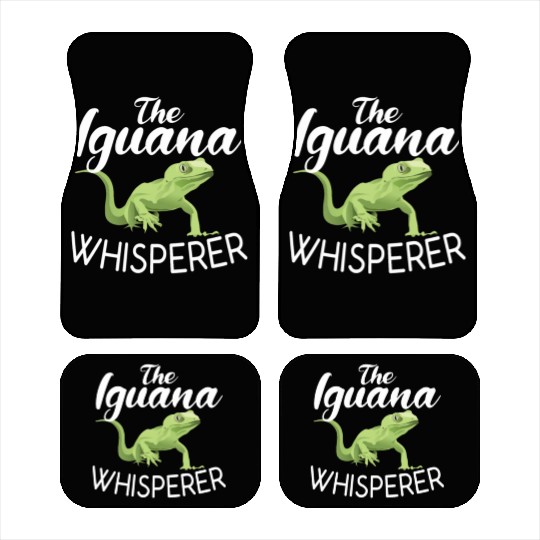 The Iguana Whisperer Reptile Animal Lover Lizard Car Mats