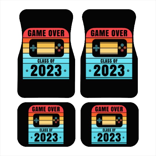 Game Over Class of 2023 Seniors Graduation Gifts Car Mats