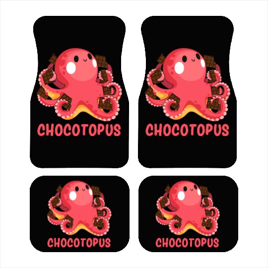 Chocotopus Octopus Funny Sweet Tooth Car Mats