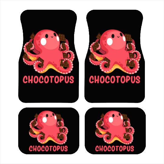 Chocotopus Octopus Funny Sweet Tooth Car Mats