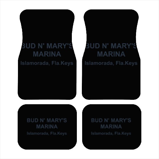 70s Bud n Mary s Marina Florida Keys Car Mats