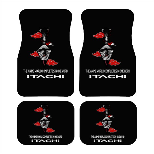 The anime world completes in one word Itachi Car Mats