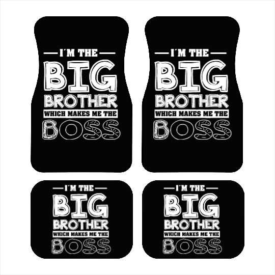 Im the big brother - Funny Big Brother Boy Car Mats
