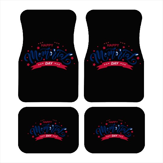 HAPPY MEMORIAL DAY Car Mats