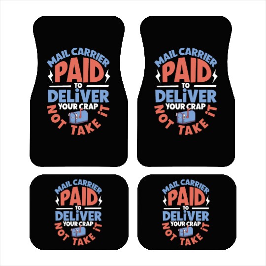 Postal Worker Mail Lady Mail Carrier Postal Car Mats