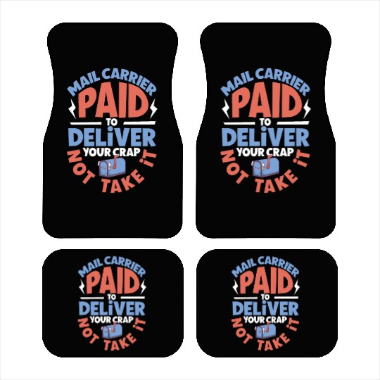 Postal Worker Mail Lady Mail Carrier Postal Car Mats