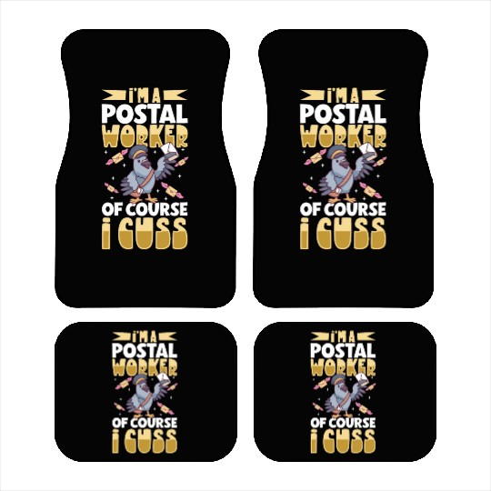 Postal Worker Mail Lady Mail Carrier Postal Car Mats