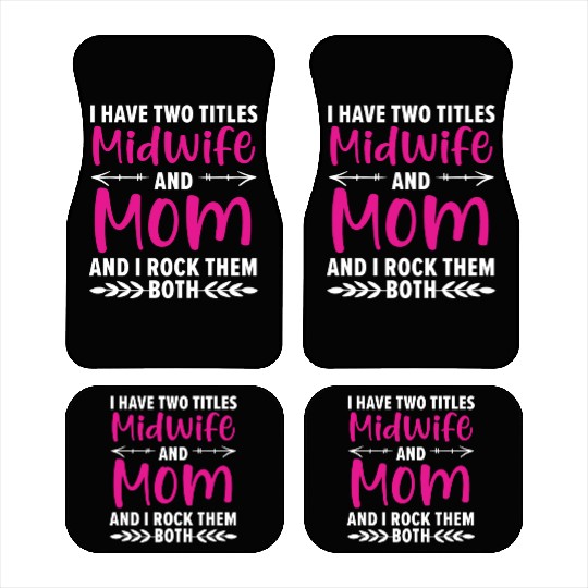 Midwifery Profession Newborn Childbirth Midwife Car Mats