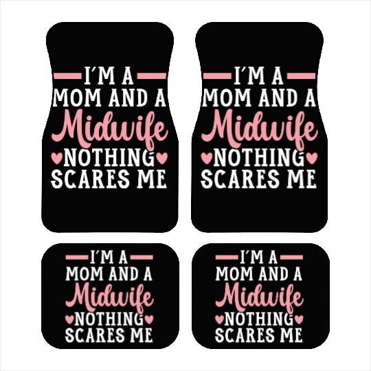 Midwifery Profession Newborn Childbirth Midwife Car Mats