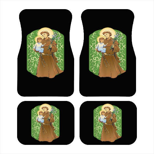 St Anthony of Padua Cute Catholic Car Mats
