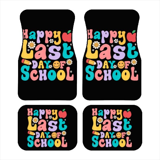 Happy Last Day Of School Teacher student Car Mats