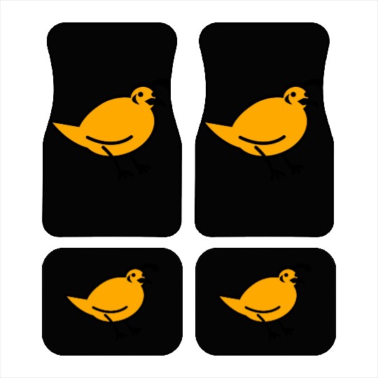a quail bird Car Mats
