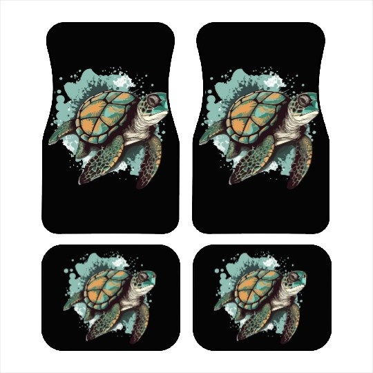 The sea turtle Car Mats