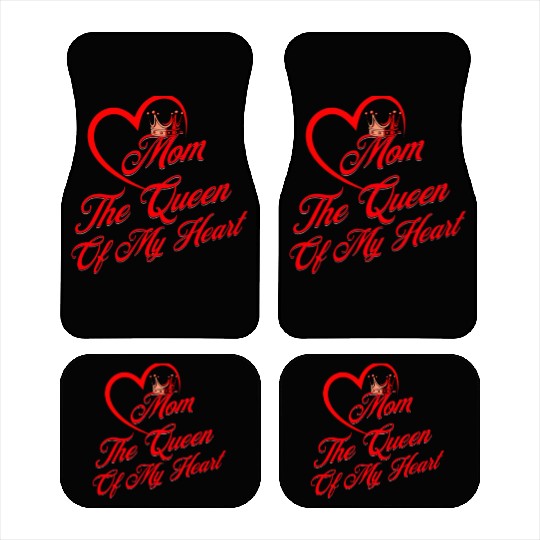Queen of My Heart Car Mats