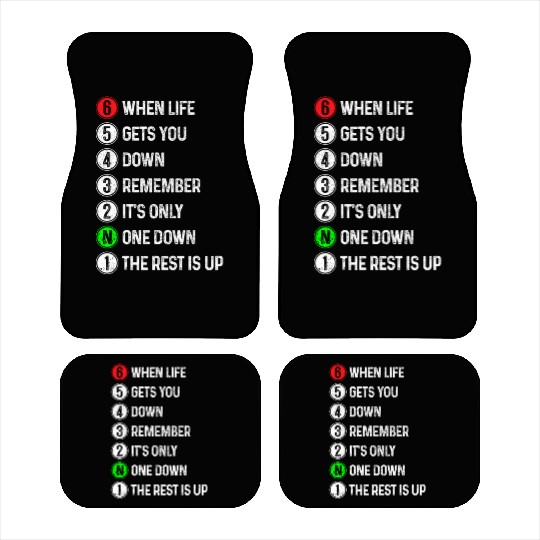 Motorcycle Shift Saying Motocross Motorbike Biker Car Mats