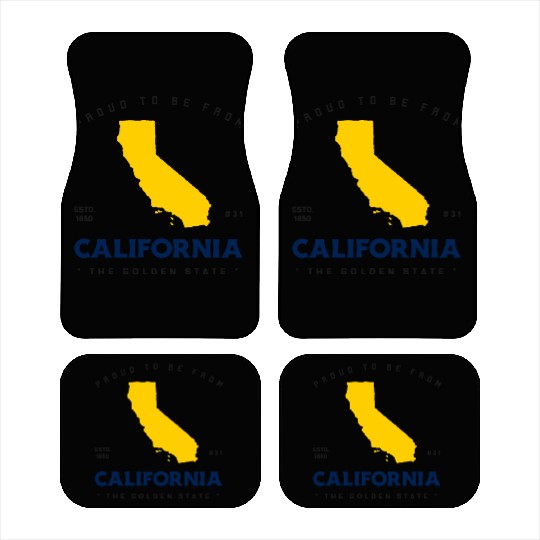 Proud To Be From CALIFORNIA Car Mats