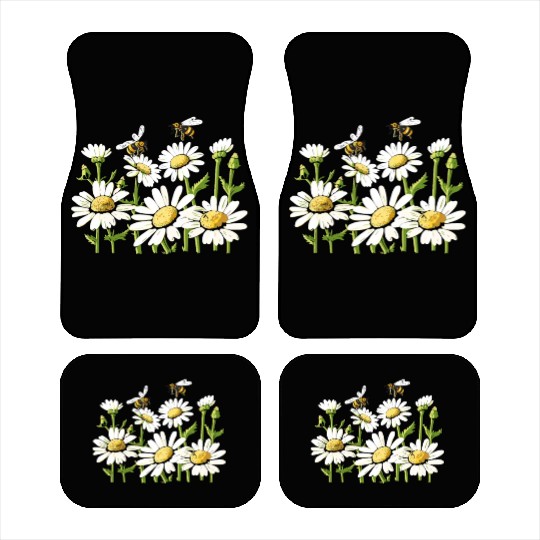 Marguerites Daisy Summer Daisies Flower Garden Car Mats