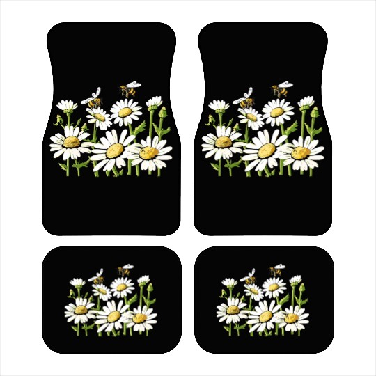 Marguerites Daisy Summer Daisies Flower Garden Car Mats