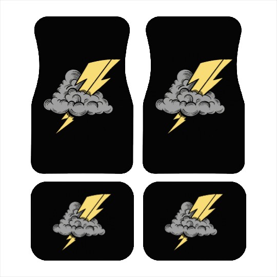 Lightning Bolt Car Mats