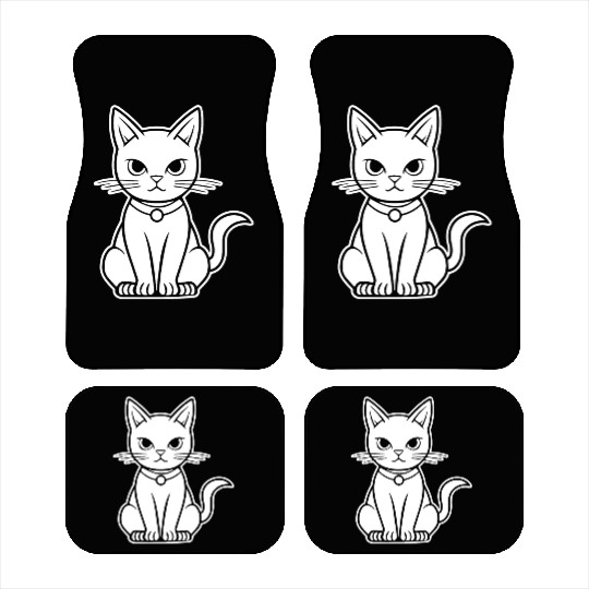 Cat Kitten Feline Meow Car Mats