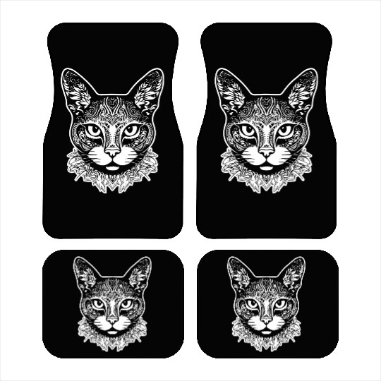 Cat Kitten Feline Meow Car Mats