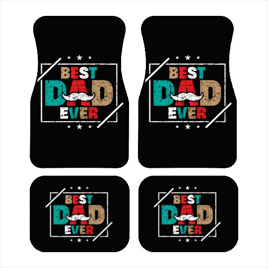 Best dad ever father´s day Car Mats