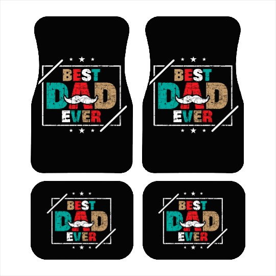 Best dad ever father´s day Car Mats