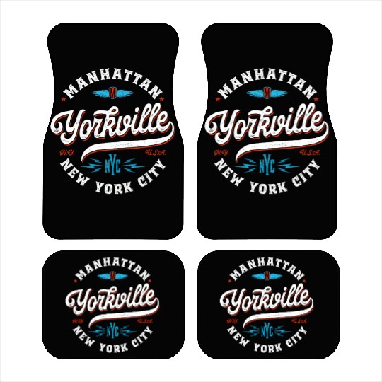 New York Manhattan Yorkville Car Mats