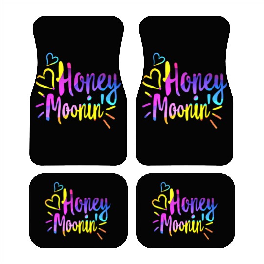 Honeymoonin Car Mats Newlywed Car Mats Wifey Hubby