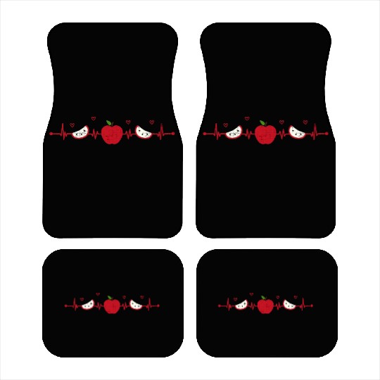 Apples Heartbeat Apple Picking Farmer Picker Car Mats