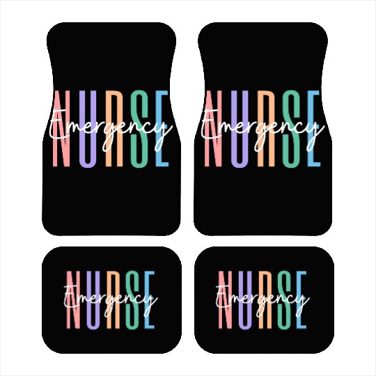 Er Nurse Emergency Room Nurse Registered Nurse Car Mats