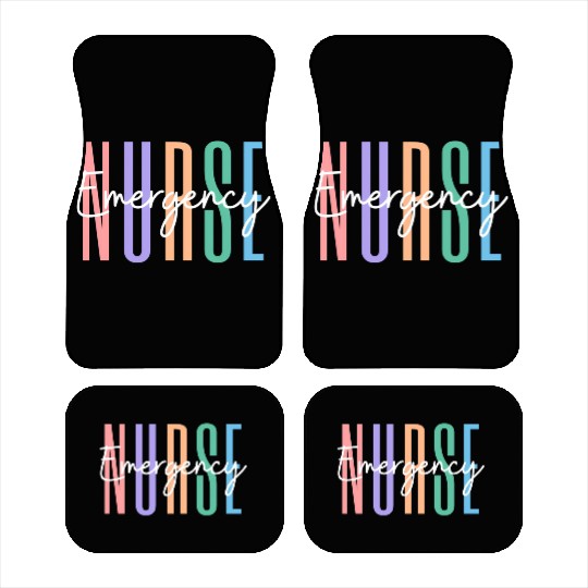 Er Nurse Emergency Room Nurse Registered Nurse Car Mats