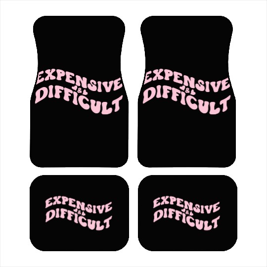 Expensive And Difficult Bougie Bougee Preppy Aesth Car Mats