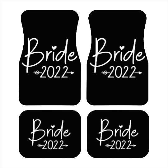 Bride 2022 For Wedding Or Bachelorette Party Car Mats