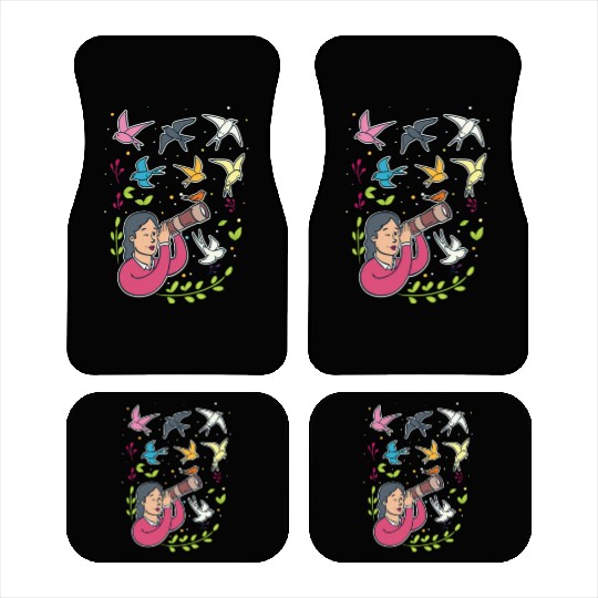 Bird Birdwatching Birdwatcher Car Mats