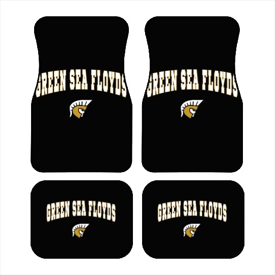 Green Sea Floyds High School Trojans Car Mats
