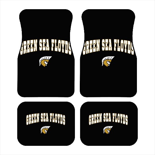 Green Sea Floyds High School Trojans Car Mats