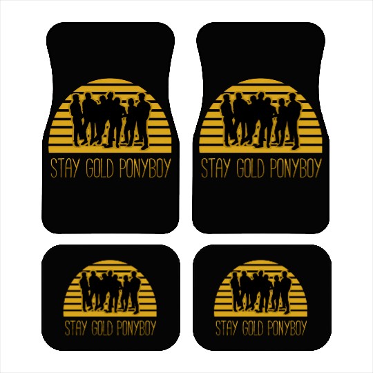 Stay Gold Pony Car Mats