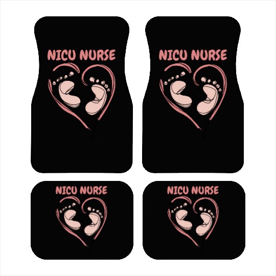 Pastel Nicu Nurse Car Mats