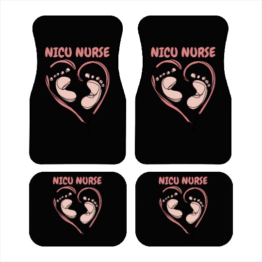 Pastel Nicu Nurse Car Mats