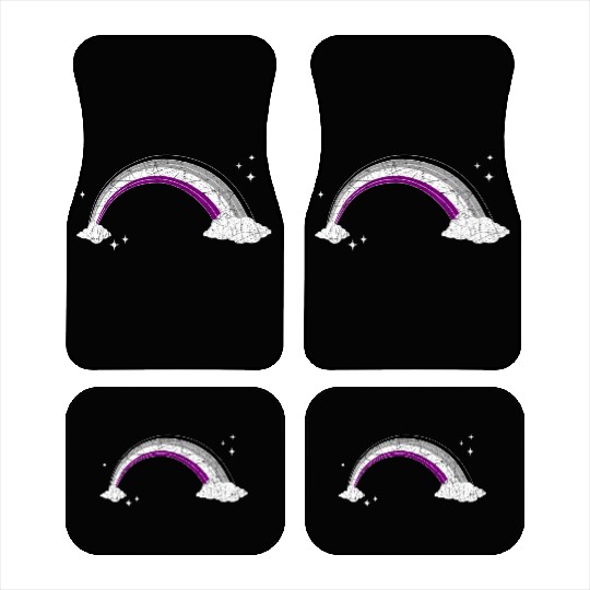 Ace Pride Month Asexual Flag Rainbow Lgbtq Asexual Car Mats