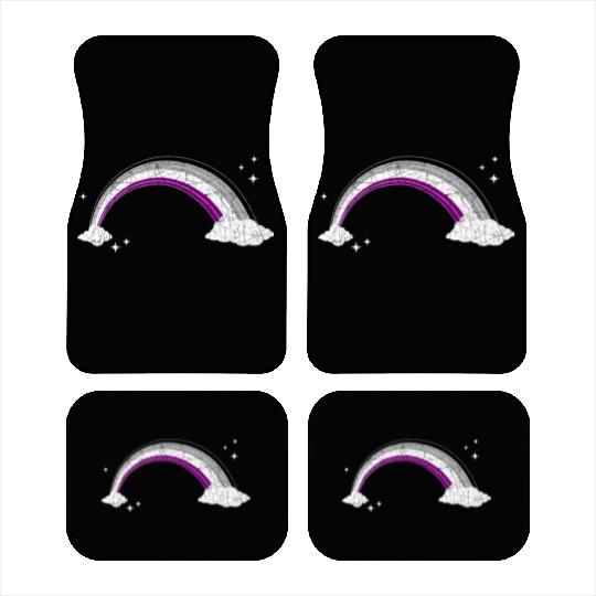Ace Pride Month Asexual Flag Rainbow Lgbtq Asexual Car Mats