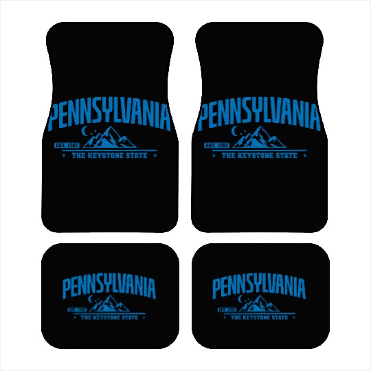 Pennsylvania The Keystone State Federal State Usa Car Mats
