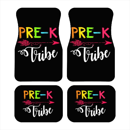 Team Pre K Teacher Tribe Back To School Car Mats