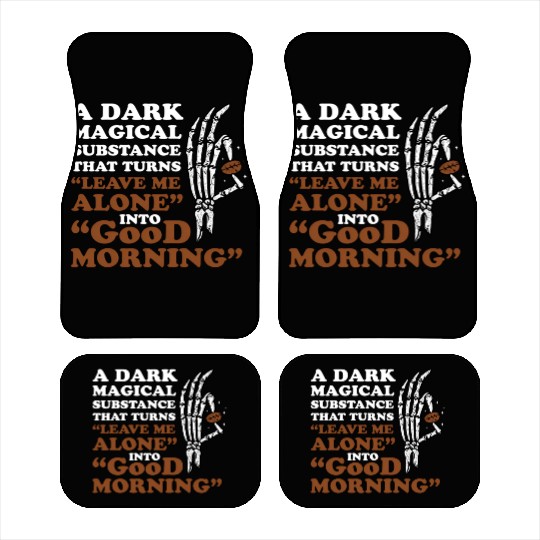 Coffee Morning Caffeine Beans Espresso Coffee Car Mats