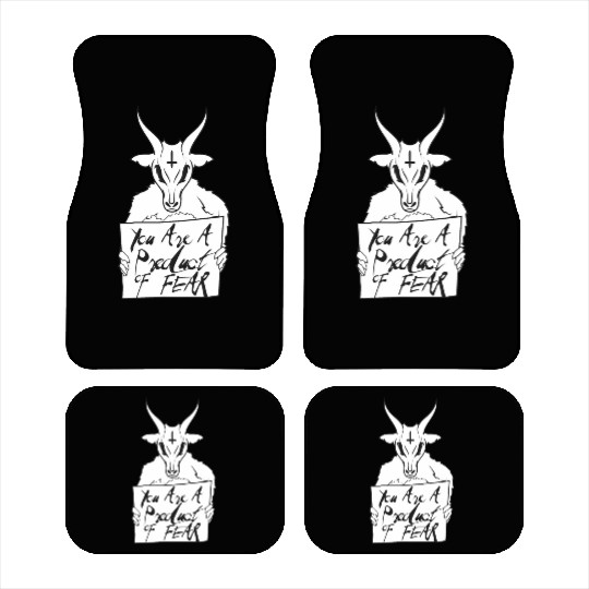You'Re A Product Of Fear Baphomet Goat Satanic Luc Car Mats