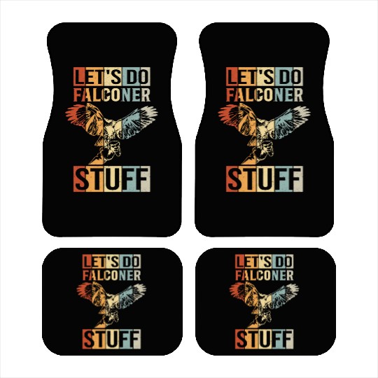 Falconer Stuff Falcon Lover Falconry Car Mats
