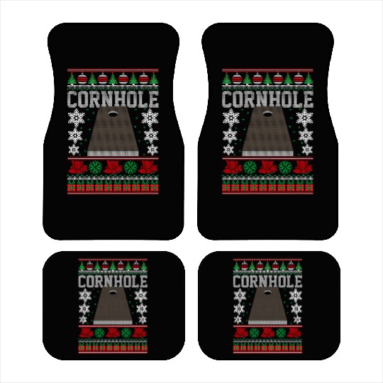 Cornhole Ugly Happy Car Mats